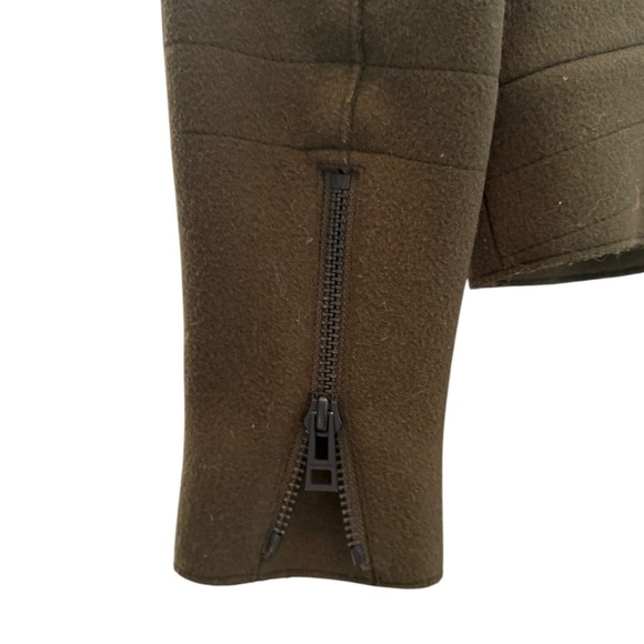 Zoltan & Voltaire Olive Green Moto Jacket - Picture 8 of 11